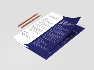 Simple Company Profile Flyer Design banner brand identity branding business company profile corporate design flyer design graphic design modern print professional real estate simple ui