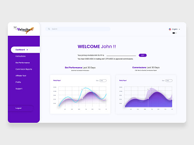 Full Velocity - Cryptocurrency Trading Dashboard Design app chart crypto cryptocurrency cryptocurrency dashboard dashboard finance full velocity graph graphic design invest market stocks trade trading ui ui design ux web template website