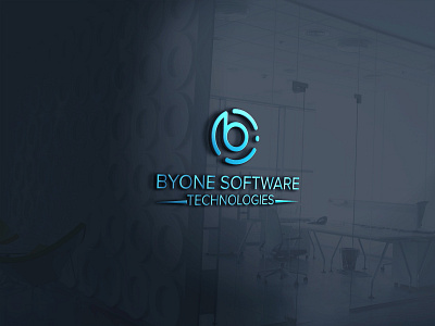 Byone Software Technologies adobe illustrator art brand identity branding byone software technologies clean design flat graphic design icon identity illustrator lettering logo logo design minimal software typography vector website