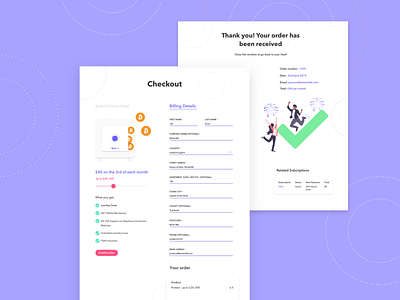 Checkout Process design ui ux web website