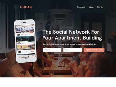 Cohab Landing Page