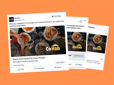 Cohab Facebook Campaign