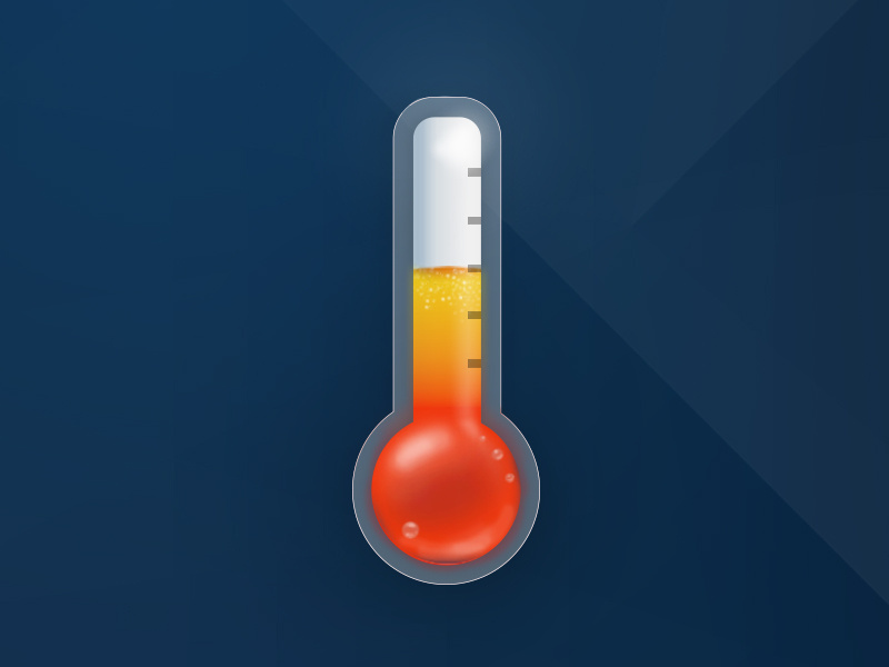 Thermometer by Kristina Lakeway on Dribbble