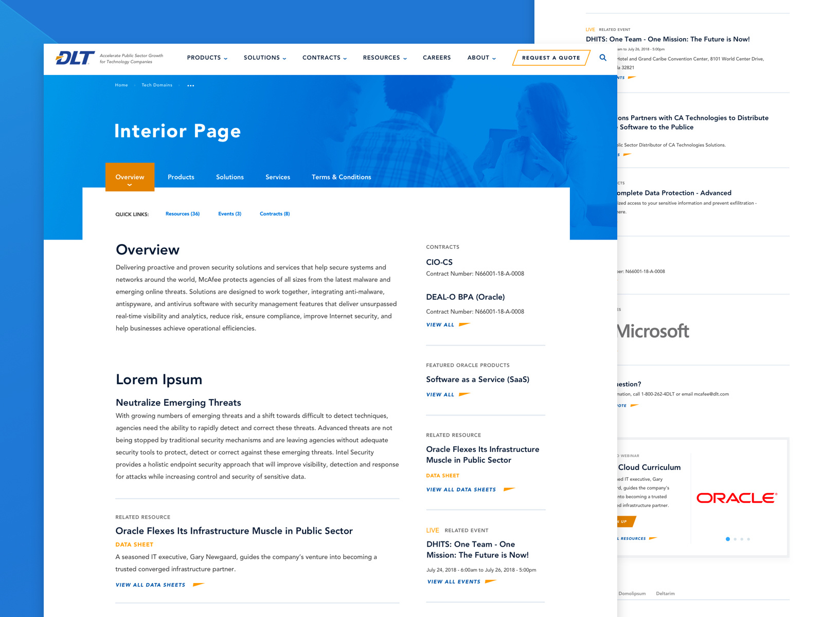 DLT Interior Pages by Kristina Lakeway for WDG on Dribbble