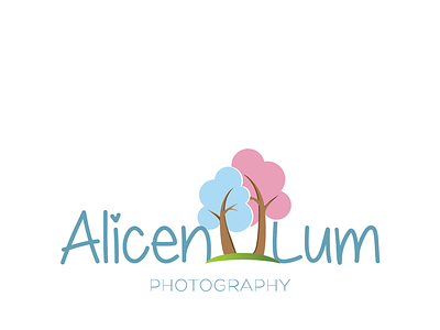 Alicen Lum Logo illustration logo vector