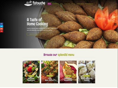 Fatouche Restaurant webdesign website