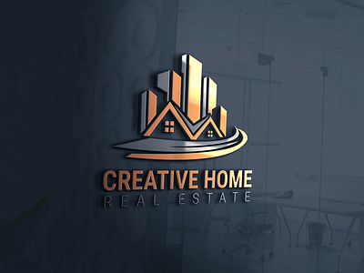 Real Estate Logo adobe illustrator adobe illustrator cc adobe photoshop adobe photoshop cc bulding business card business card design home logo house logo illustration logo logo design logo designs mortgage printing printing design real estate real estate logo vector vector logo