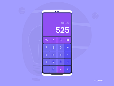 Calculator - DailyUI 004