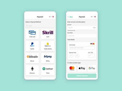 Payment checkout payment ui ux