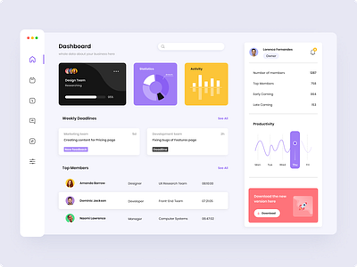 Time Tracking - Dashboard admin interface admin panel admin theme analytics business dashboard dashboard design dashboardui dashboardux features modern ui organise time tracking ui user user dashboard ux research uxui design wasting time