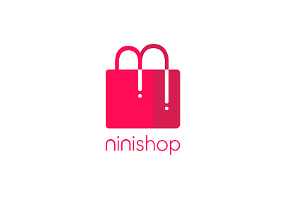 Nini Shop - Logo Design brand design branding ecommerce icon logo logodesign logoinspiration minimalist shopdesign shopping app vector