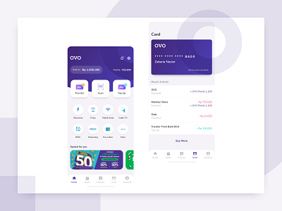 OVO [revamp] Wallet clean design finance mobile app ovo payment app payment gateway ui ux wallet