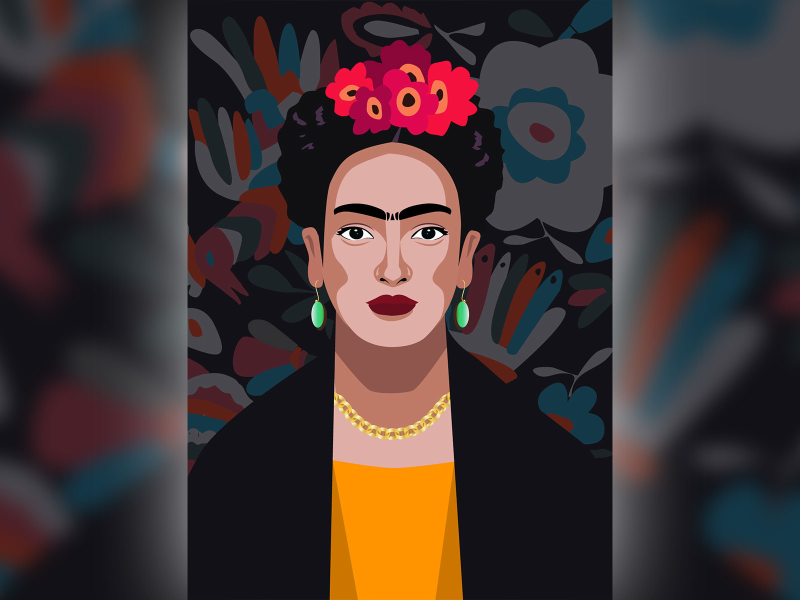 Frida Kahlo by maria spiliopoulou on Dribbble