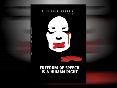 freedom of speech illustration illustrator poster poster art posters