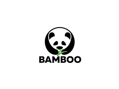 PANDA logo for #dailylogochallenge variant 1 animal brand branding dailylogochallenge design graphic design illustration logo logo design logotype minimal panda vector