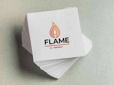 Flame Logo for #dailylogochallenge brand branding dailylogochallenge design fire flame graphic design illustration logo logo design logotype minimal vector