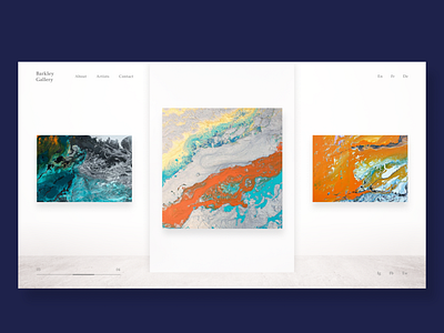 Abstract art exhibition promo site abstract android art artist artwork colors design exhibition figma gallery interaction interface landing modern promo ui uiux ux web web design