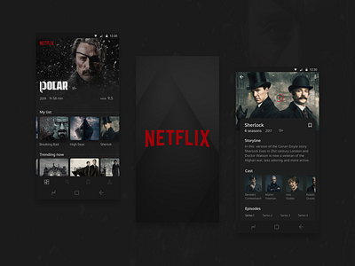 Netflix app redesign