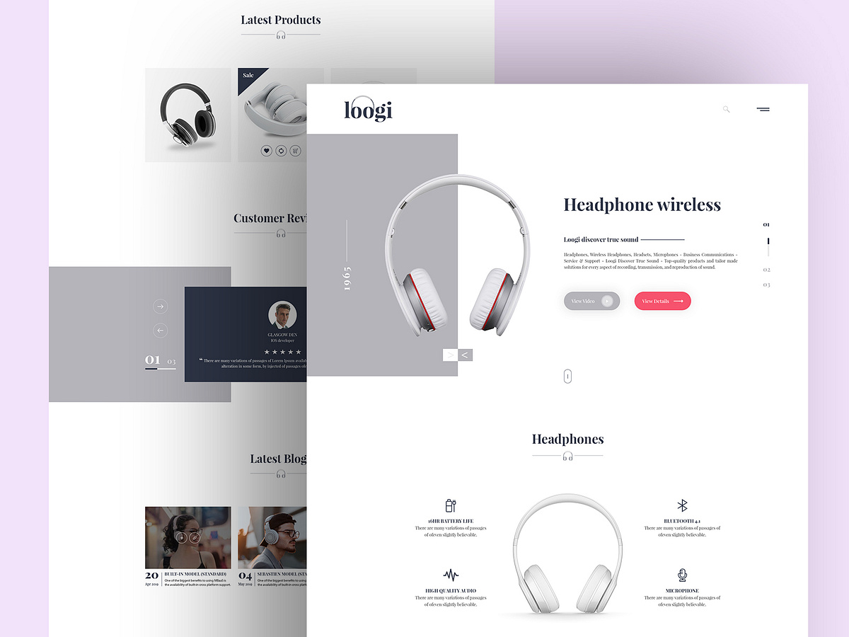 presentation dribbble