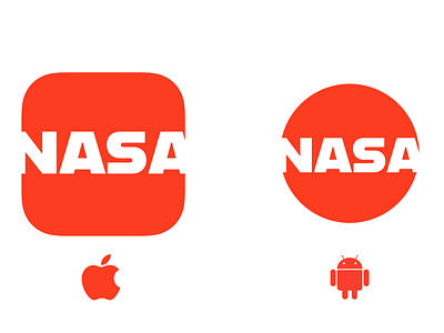 NASA App Icon - Daily UI #5 appicon dailyui005 futuristic nasa space