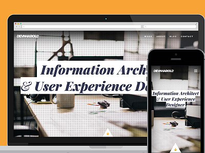 Personal Portfolio Design design designer development information architecture portfolio typography ui user experience user interface ux web design