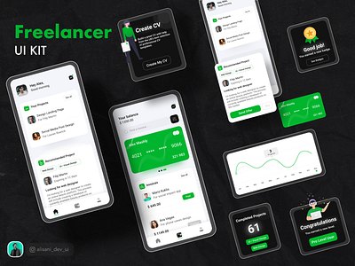 Freelancer UI Kit