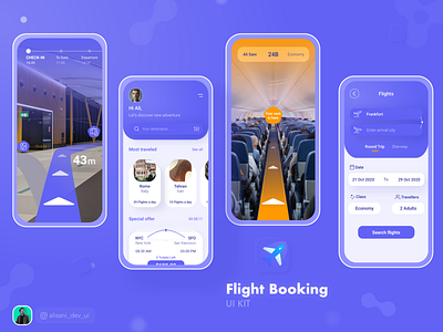 Flight Booking UI Kit