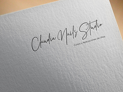 Claudia Nails Studio - Logo Design branding logo