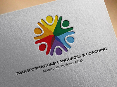 Transformations: Language & Coachin Logo Design branding logo