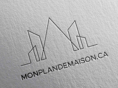 Mon Plan de Maison - Logo Design branding design logo