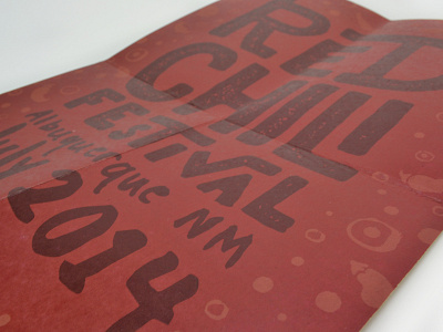 Poster chili festival hand lettering lettering poster red typography