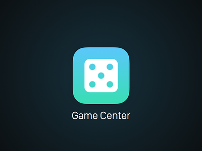 Game Center 005 dailyui day 5 dice game game center icon ios iphone