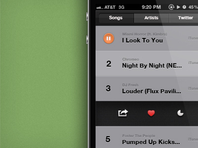Hype Machine App Project app application green hype hypem icon ios iphone ipod machine music