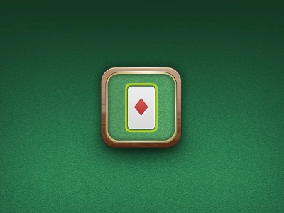 Let the Games Begin app brown card cards gamble gambling game games gold green icon ios ipad iphone ipod poker red solitaire wood