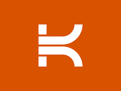 Letter "K" Logo Design brand identity branding design flat lettermark logo logo design logomark vector