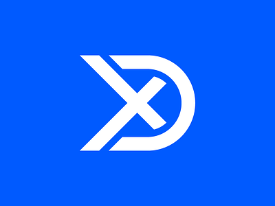 Letters "XD" Logo Design brand identity branding design flat lettermark logo logo design logomark type typography vector