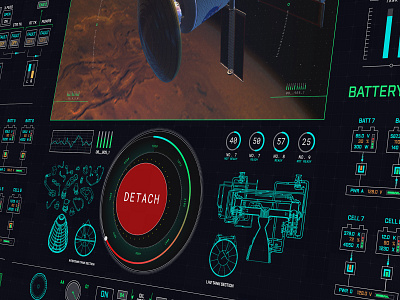 Mars 2030 : HUD / UI Design 2030 branding design fmg fusion future game mars nasa oculus rover simulation space steam ui ux virtual reality vive vr xbox