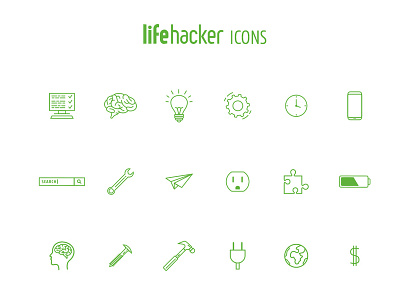 Lifehacker Icons Set