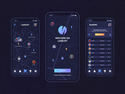 Social Gaming App Dark UI 🕹️