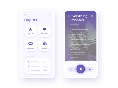 Music Player - Playlists