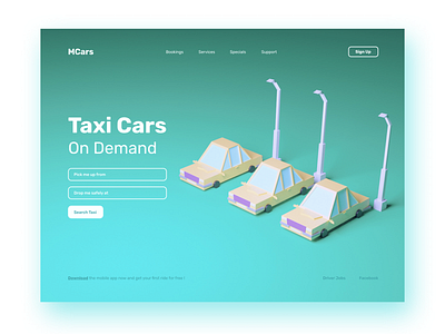 Mcars - Mobility Taxi Website