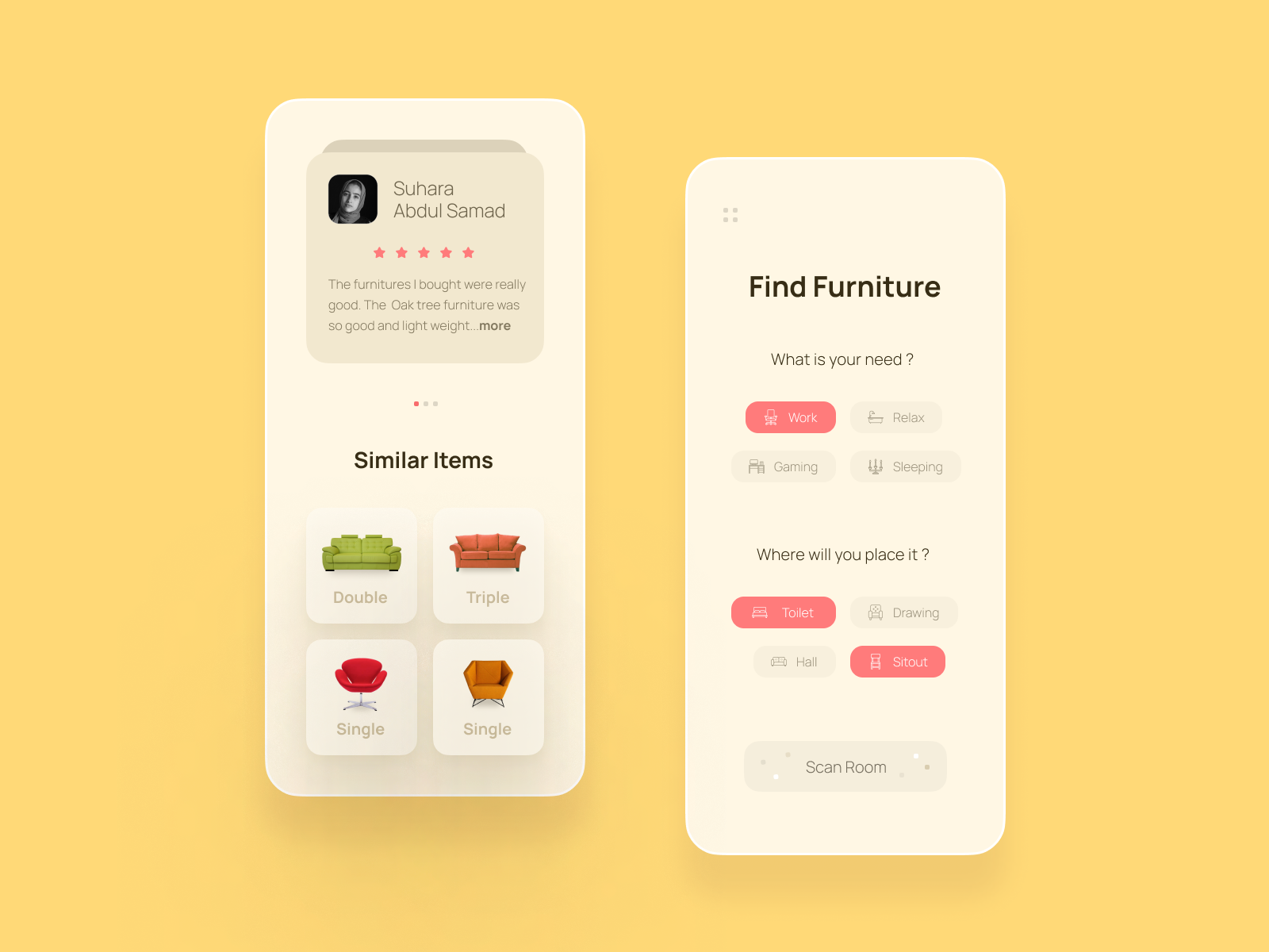 Niture - Furniture App by Ebin Anto on Dribbble