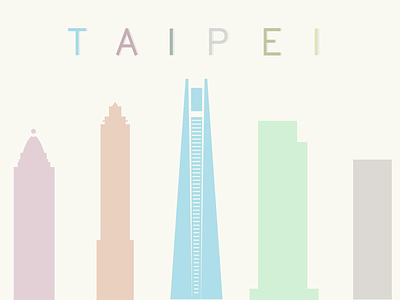 Taipei skyline skyline taipei