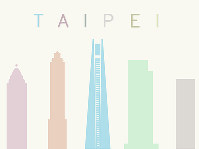 Taipei skyline