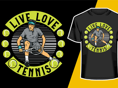 Live Love Tennis Graphic