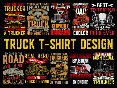 Trucker Custom Tshirt Design