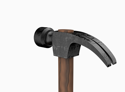 Hammer 3d modeling and texturing 3d 3d hammer 3dmodele 3dproduct autodesk maya bump hammer modeling product model texturing wood wood hammer 3d