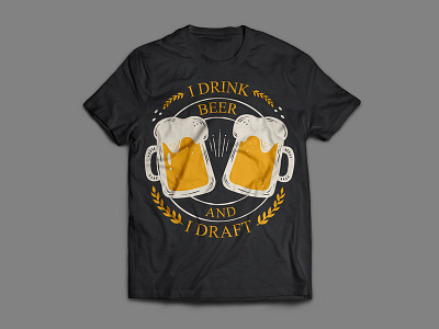 Beer T-shirt Design adobe illustrator adobe photoshop t shirt design