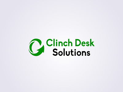 Clinch Desk Solutions Company Logo company brand logo company logo logo logo deisgn typography logo