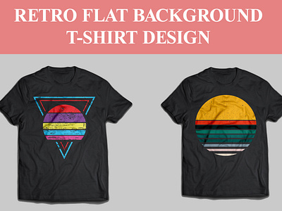 Retro Background T-shirt illustration art illustrator t shirt t shirt illustration